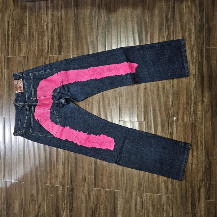 celana oanjang evisu big logo