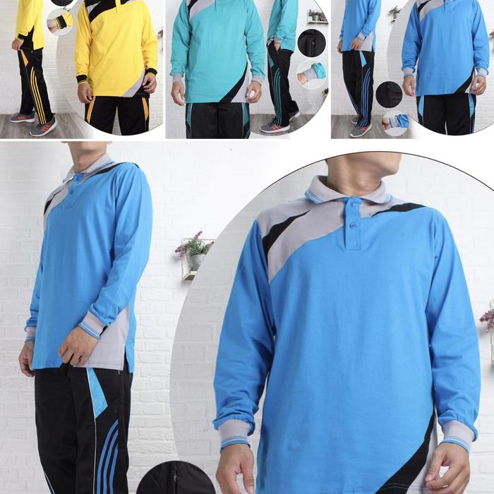 baju setelan kualitas bgs olahraga training seragaman kantor guru pns