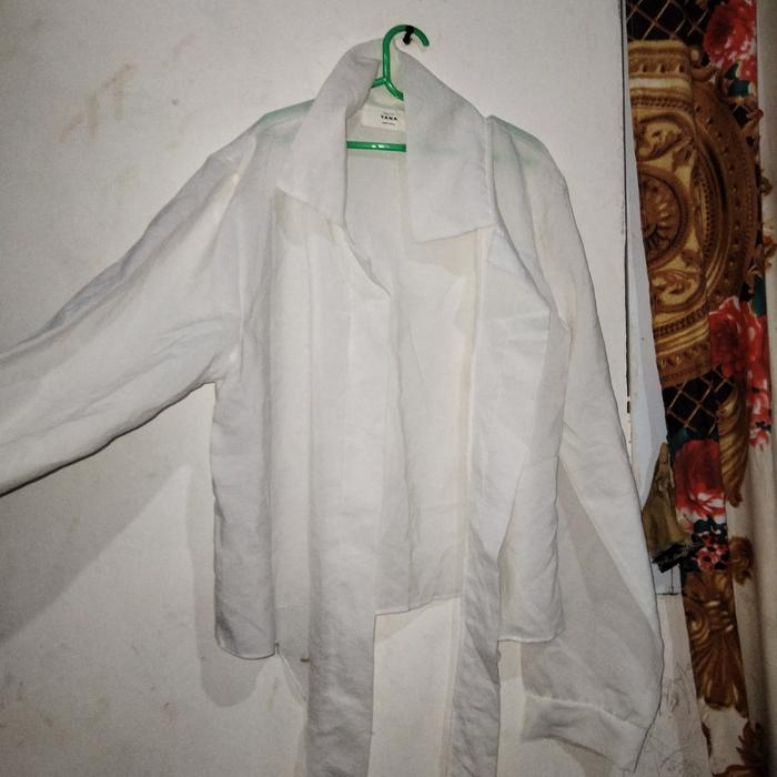 cardigan putih preloved