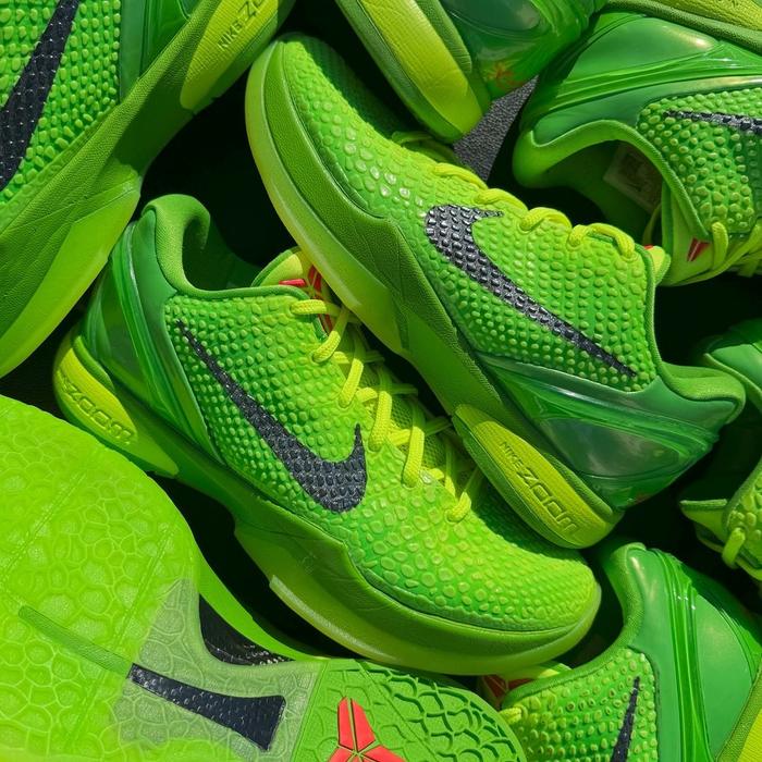 NIKE KOBE 6 PROTRO GRINCH GREEN APPLE CW2190-300