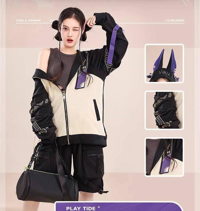 Jaket CYNO Cosplay Genshin impact