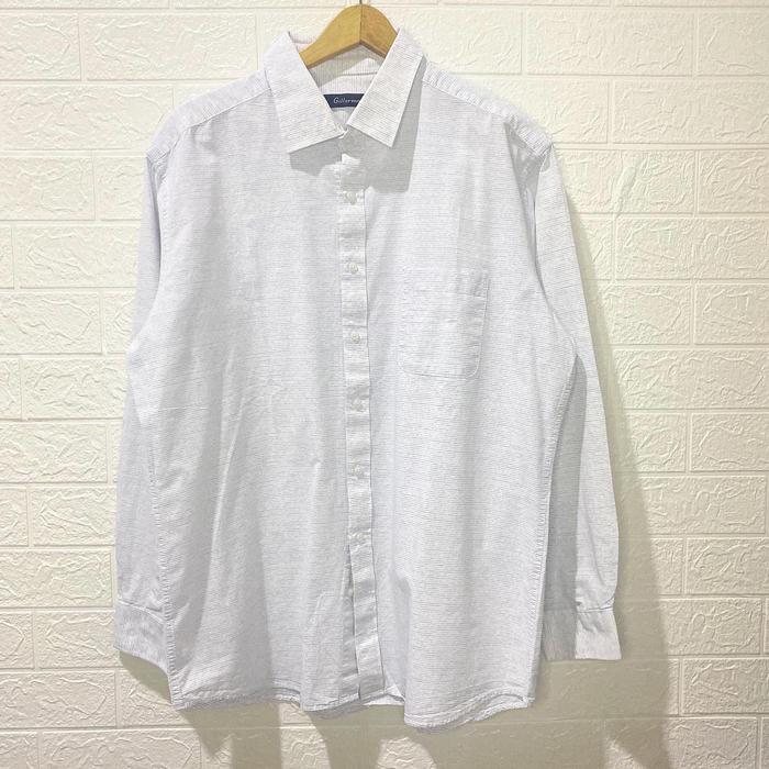 Gillmore kemeja motif putih
