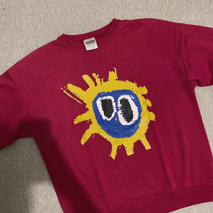 Primal Scream “Screamadelica” Crewneck ( Red ) ( Tultex )