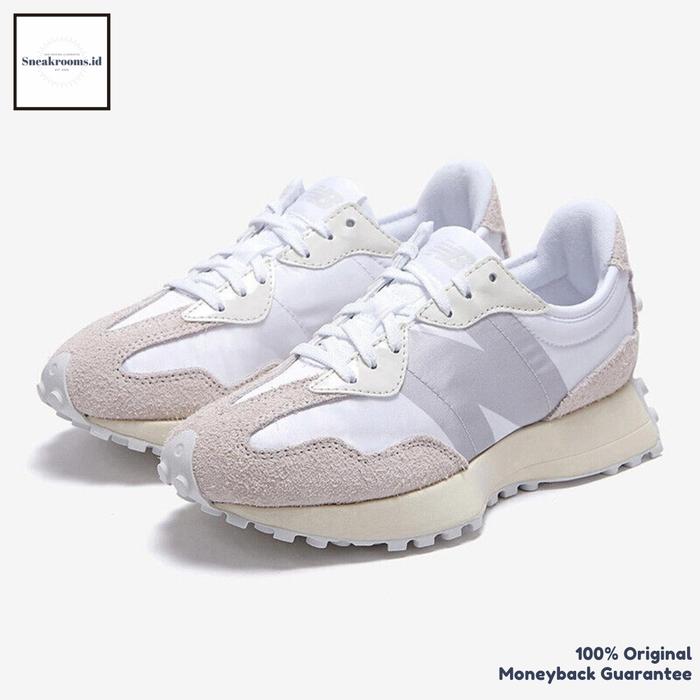New Balance 327 White Moonbeam WS327SFD Original Resmi (100% Authentic)