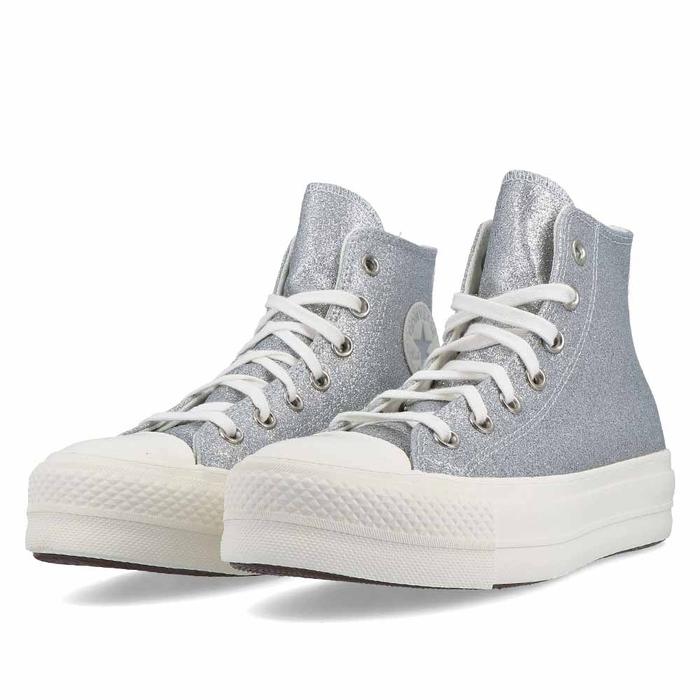 Converse Chuck Taylor All Star Lift Platform Glitter Sparkle Party Hi