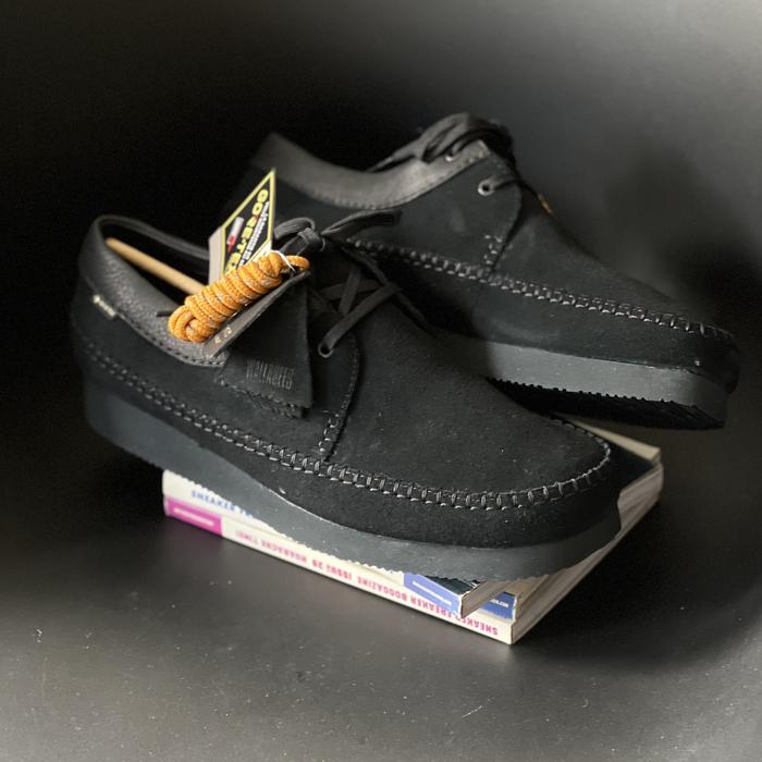 CLARKS WEAVER GORE-TEX BLACK SUEDE