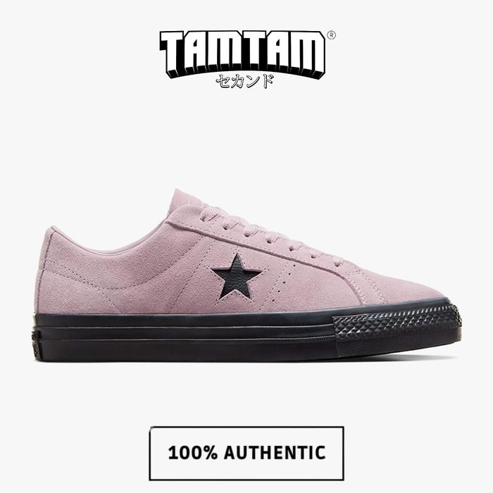 Converse One Star Pro Ox Suede Pink Black Violet Classic 100% Original