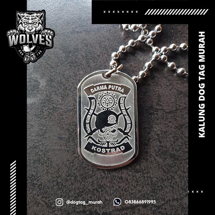 Kalung dogtag Kostrad / Kalung logo kostrad
