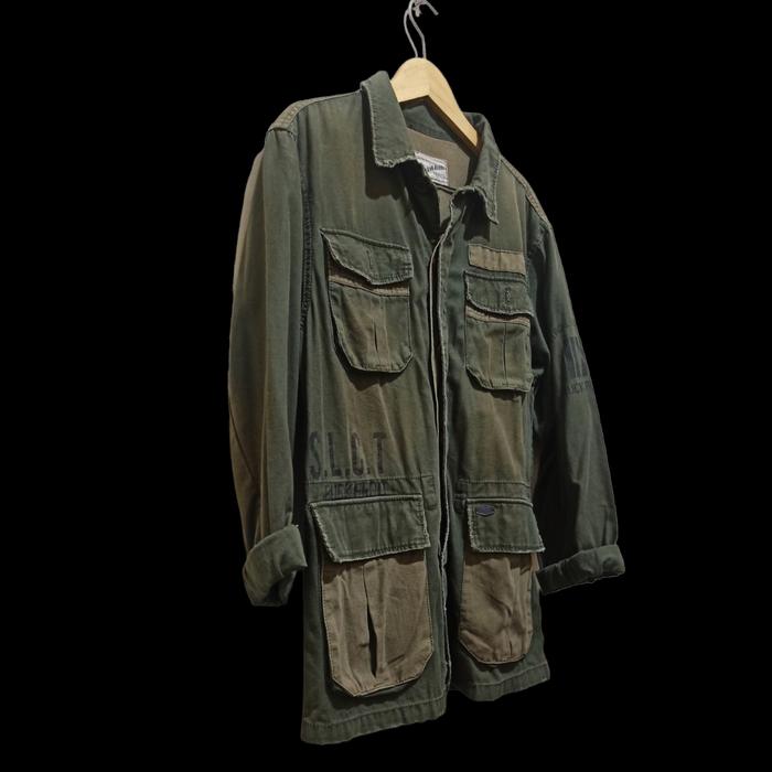 Buckaroo military vintage army jacket not uniqlo avirex