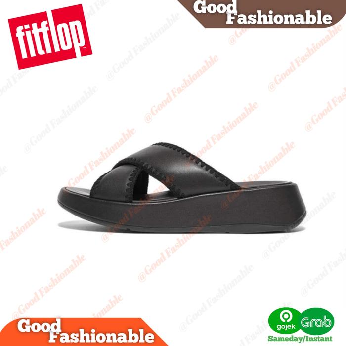 Sandal Wanita FITFLOP F-Mode Crochet Material Kulit Asli Original 100%