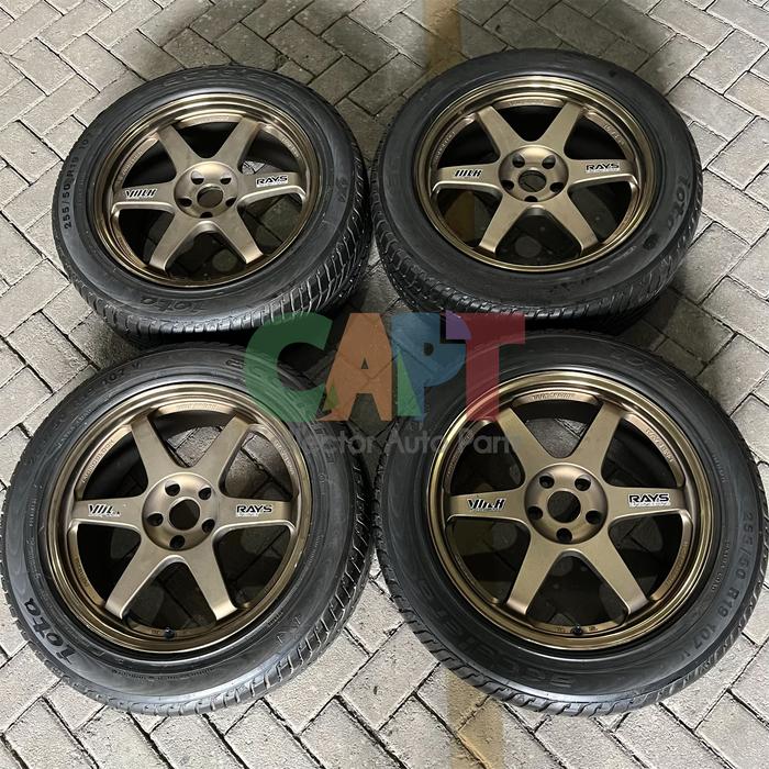 Velg Volk Rays TE37 OG 19 Ori Japan Innova Zenix Mazda 6 RX8 CX7 CRV