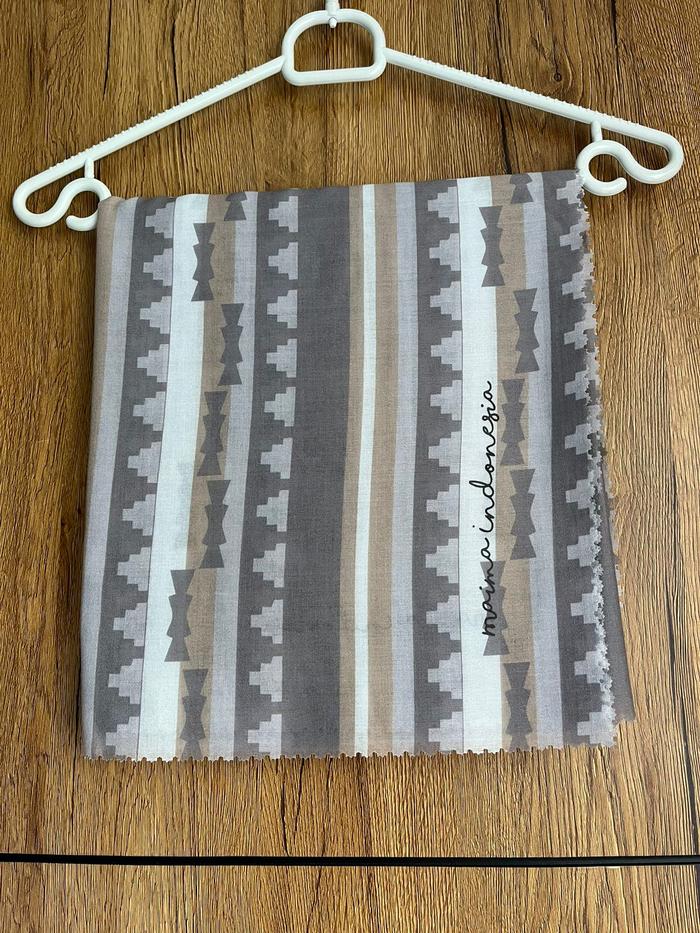 Maima Indonesia Scarf Grey