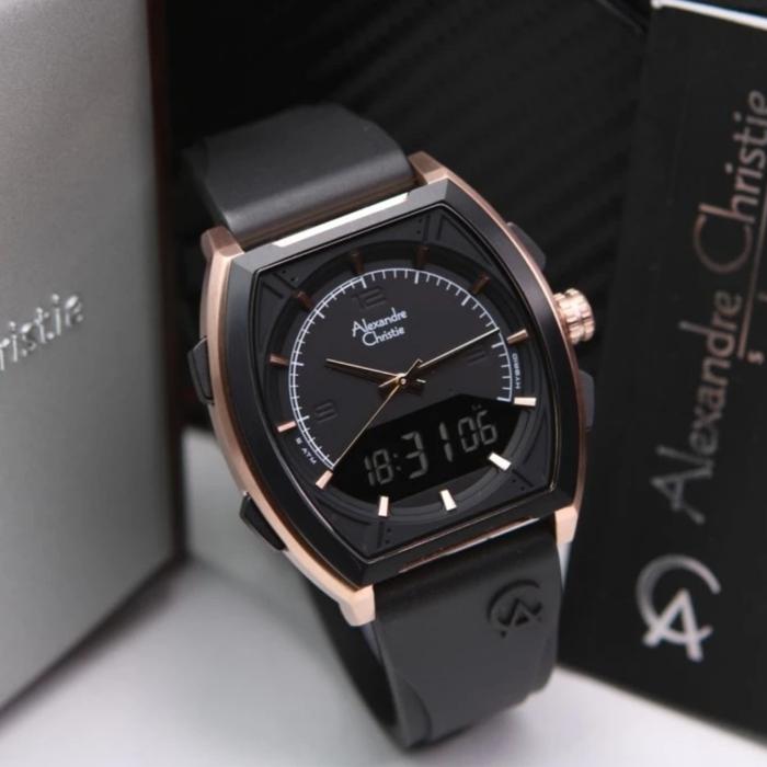 ALEXANDRE CHRISTIE AC 9390 ROSEGOLD BLACK AC9390 PRIA ORIGINAL