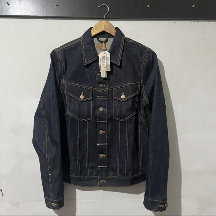 NUDIE BILLY DRY RING TRUCKER DENIM JACKET JAKET JEANS BNWT ORIGINAL