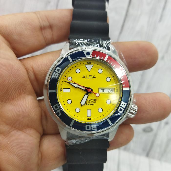 Alba AL4615#AL4615#Alba AL4615X1#jam tangan otomatis pria Alba AL4615