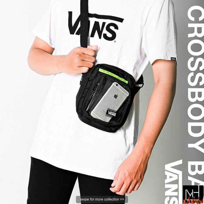 Vans Slin Bag Crossbody Logo Ap neon Original 100%