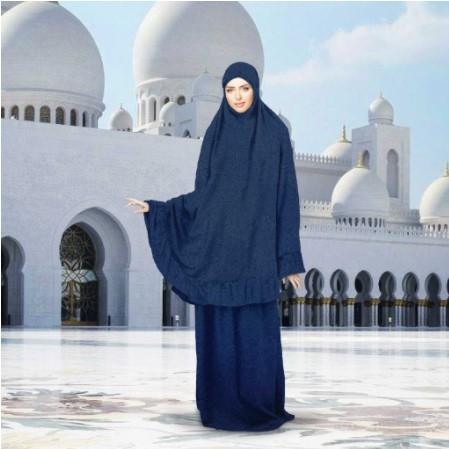 mukena dewasa aljabari emboss