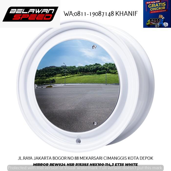 VELG MOBIL WULING BINGUO RING 15 HSR MIRROR WHITE CLASSIC