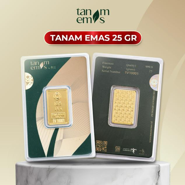 Logam Mulia Tanam Emas 25 gram