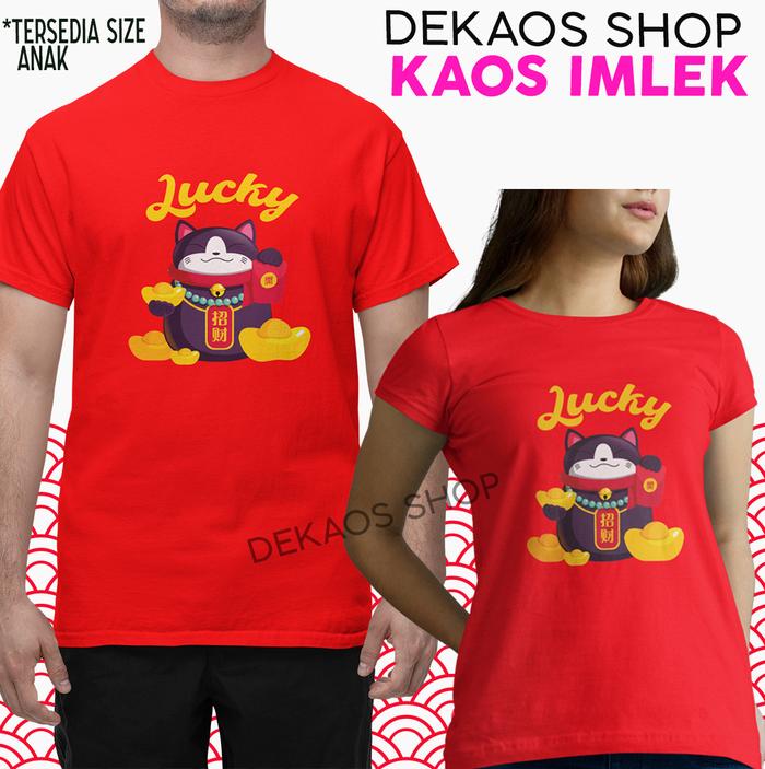 Kaos Imlek 2024 / Baju Imlek 2024 / Kaos Imlek couple / 2901 Kucing