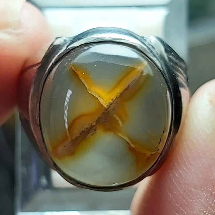 Tapak Jalak Srigunting - Cincin Batu Akik 01