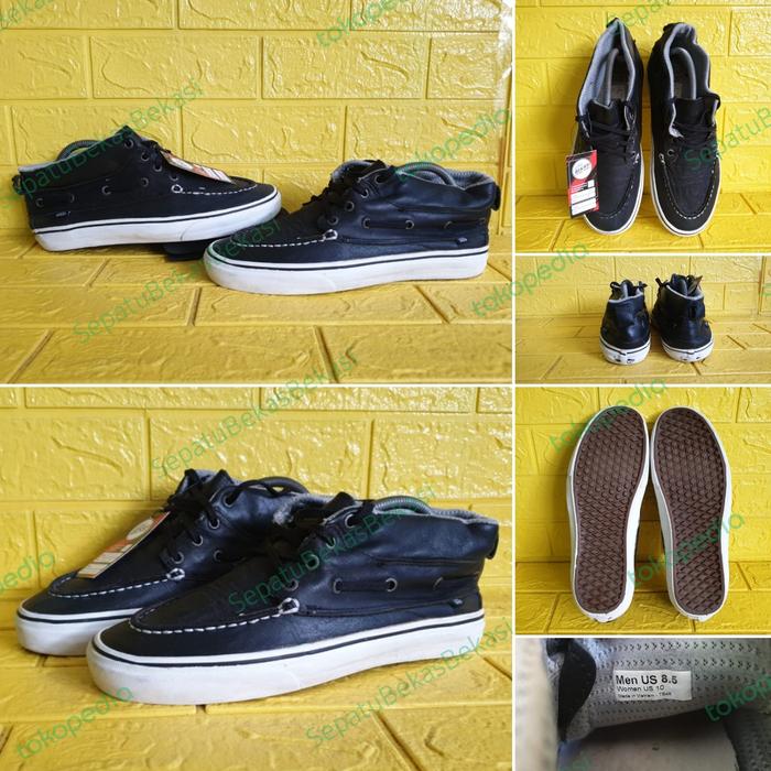 VANS CHUKKA DEL BARCO LEATHER SIZE 41 (26.5 CM) SECOND ORIGINAL