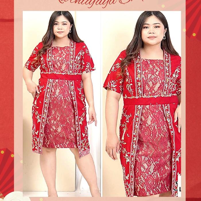 dress batik wanita jumbo/dress imlek/batik imlek/kemeja pria imlek