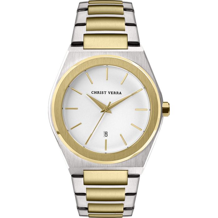 Jam Tangan Kasual Pria Christ Verra CV 10985G-13 WHT