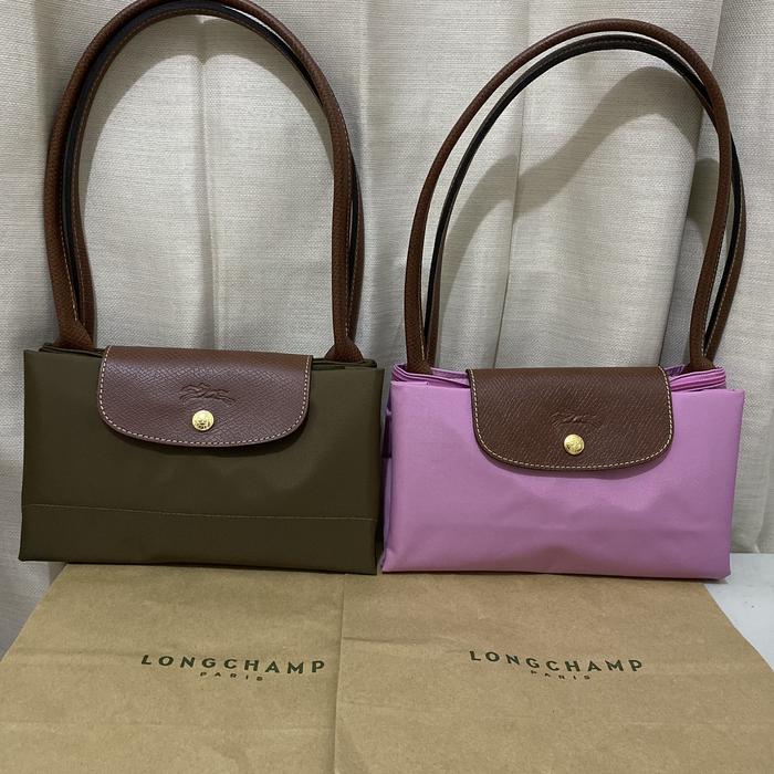 Longchamp Le Pliage Classic  LLH Original Khaki/Army & Rosa/Pink