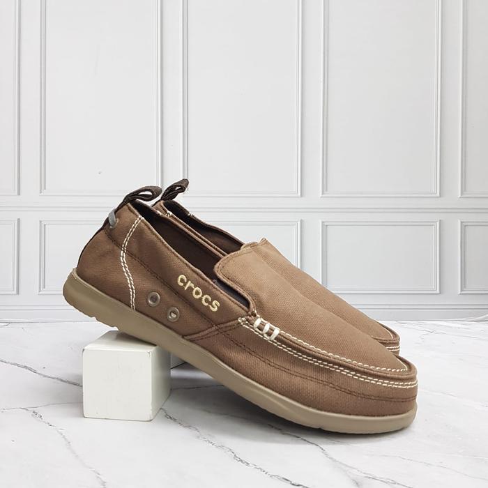 Sandal Crocs / Sepatu Slip On CROCS WALU Canvas Original