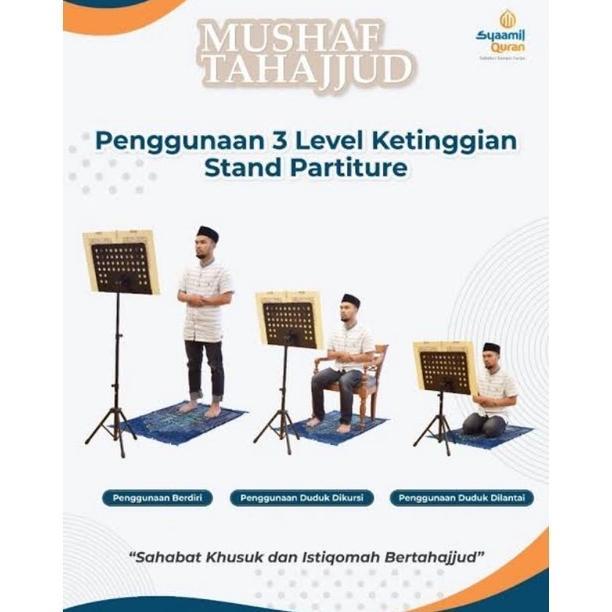 Hemat Standbook Tripod Standing Penyangga Al Quran - Stand Buku Rehal- Rekal- Lekar Berdiri Stand Al