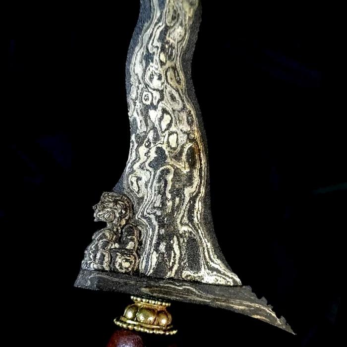 Keris Putut Semar Eyang Ismoyo Pamor Udan masTangguh Mataram Sepuh Tua