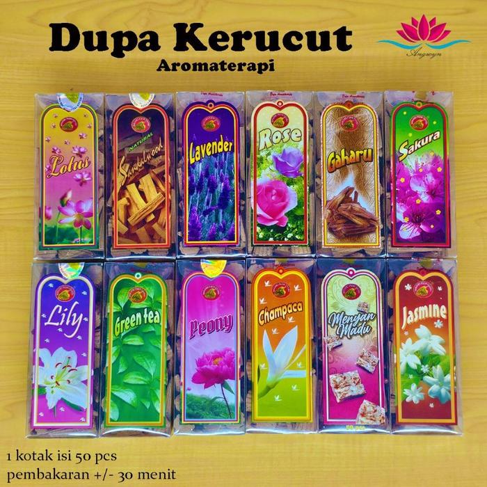 Borong Dupa Tumpeng Mika Kerucut Wangi / Dupa Aromaterapi / Pengharum Ruangan