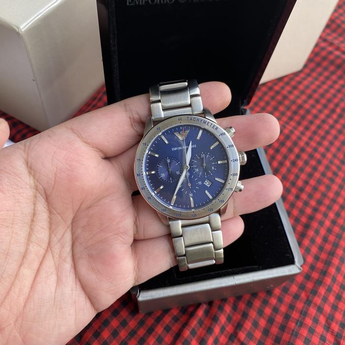 Jam Tangan Emporio Armani AR11306 Chronograph Original Resmi Urbanicon Preloved Mint Condition