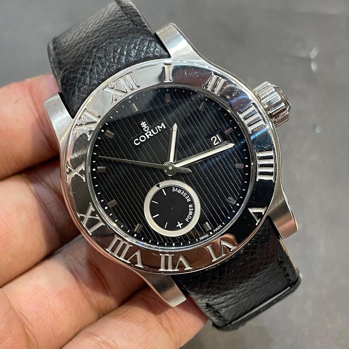 CORUM ROMVLVS BLACK DIAL WATCH