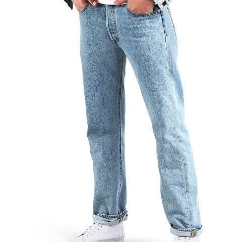 Celana Jeans Levi's Men's 501 Original Stretch Straight Leg 00501-3421 Made in Egypt
