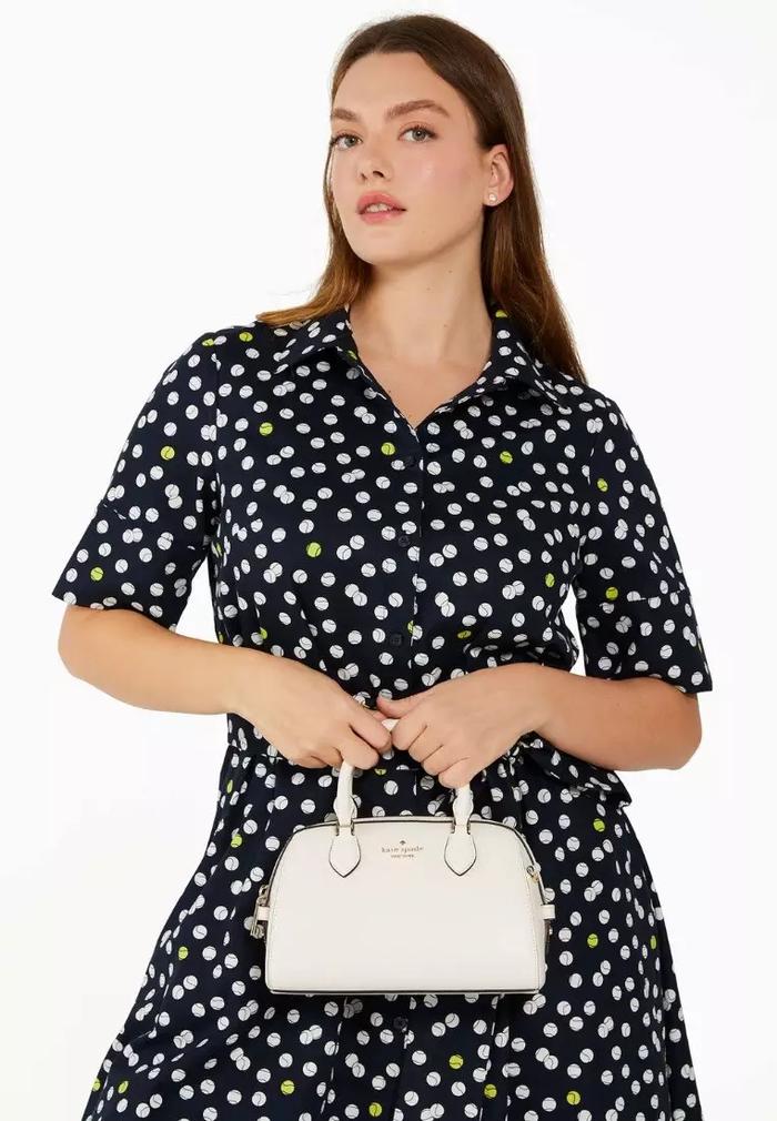 Madison Saffiano Leather Duffle Crossbody murah branded jastip amerika usa original asli baru new no