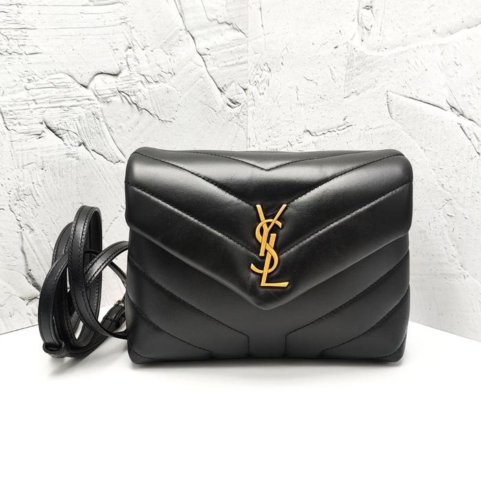 YSL Saint Laurent toy loulou lou black