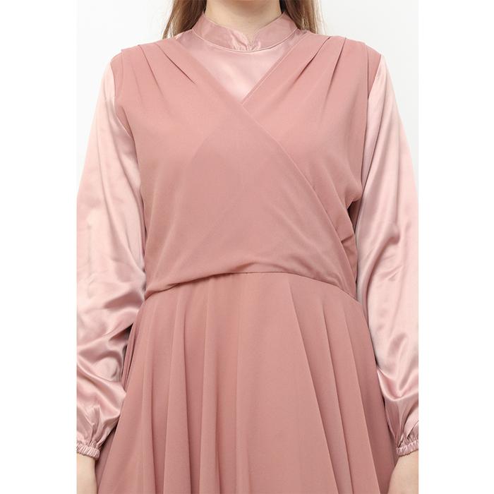 Hazelnut Indonesia - Owena Dress - Gaun/ Pakaian/ Dress Wanita - Pink