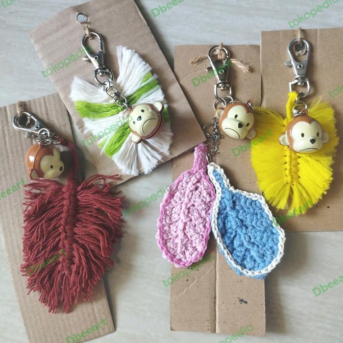 Gantungan tas klintingan monyet