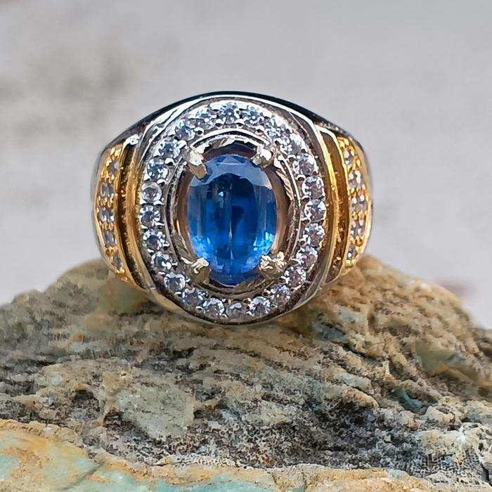 blue kyanite Burma memo lab