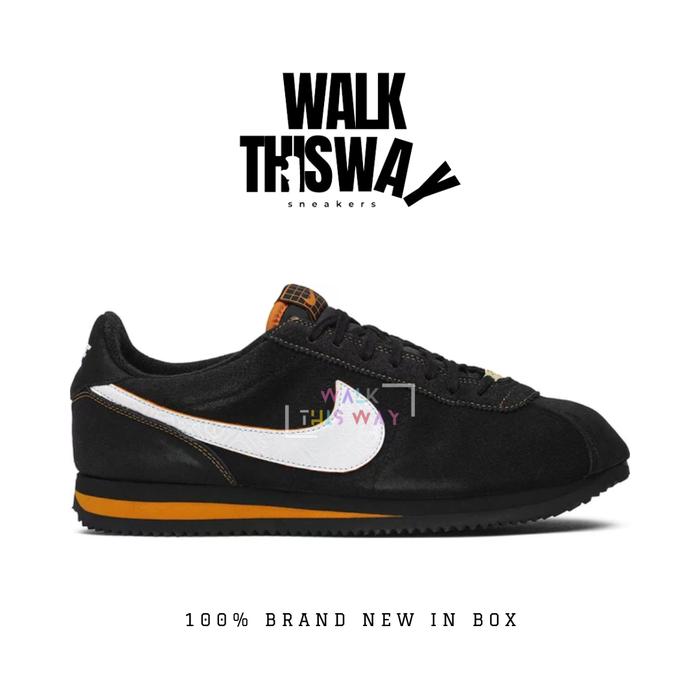 sepatu pria sneakers nike cortez classics day of the dead / sepatu nike / sneakers pria / black oran
