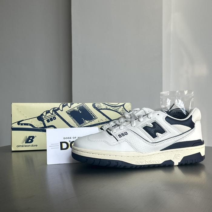 AIME LEON DORE x New Balance 550 Navy (100% Authentic, 100% Original) ALD NB 550 Navy