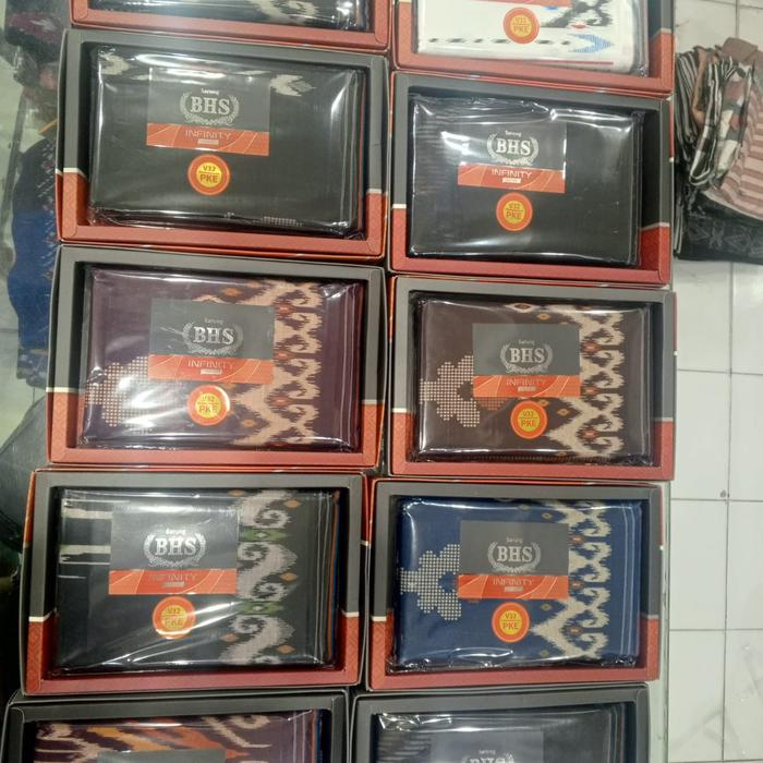 sarung goyor sarung tenun BHS infinity mix silver kembang harga perkodian