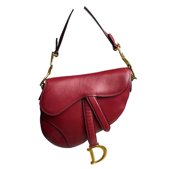 CD DiorSaddle christian dior mini leather preloved bag
