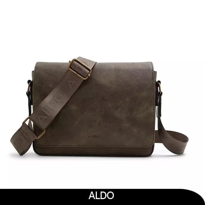 ALDO Bastien Messenger & Sling Bag Pria - Brown