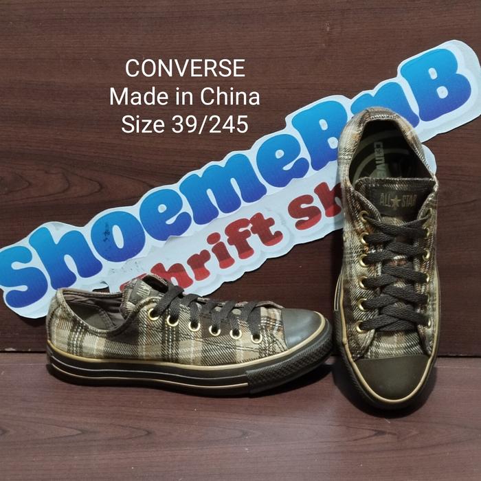 CONVERSE, MADE IN CHINA, SIZE 39, INSOLE 245 (SECOND)