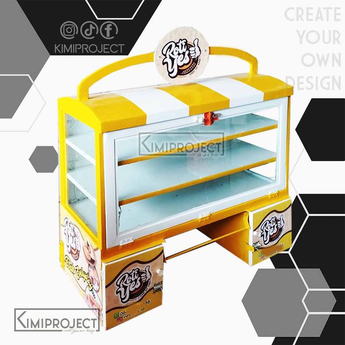 Grobak motor rombong box motor makanan minuman keliling desain bebas