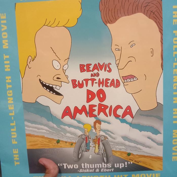 Laser disc (LD) beavis and butt-headdo america