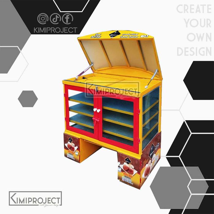 Box  Motor Roti keliling grobak motor desain suka suka makanan minuman